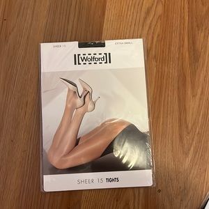 Wolford Sheer Tights Xs mocca